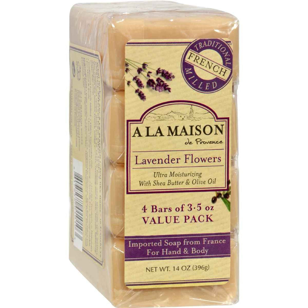 A La Maison Bar Soap Lavender Flower – Value 4 Pack | 1015718