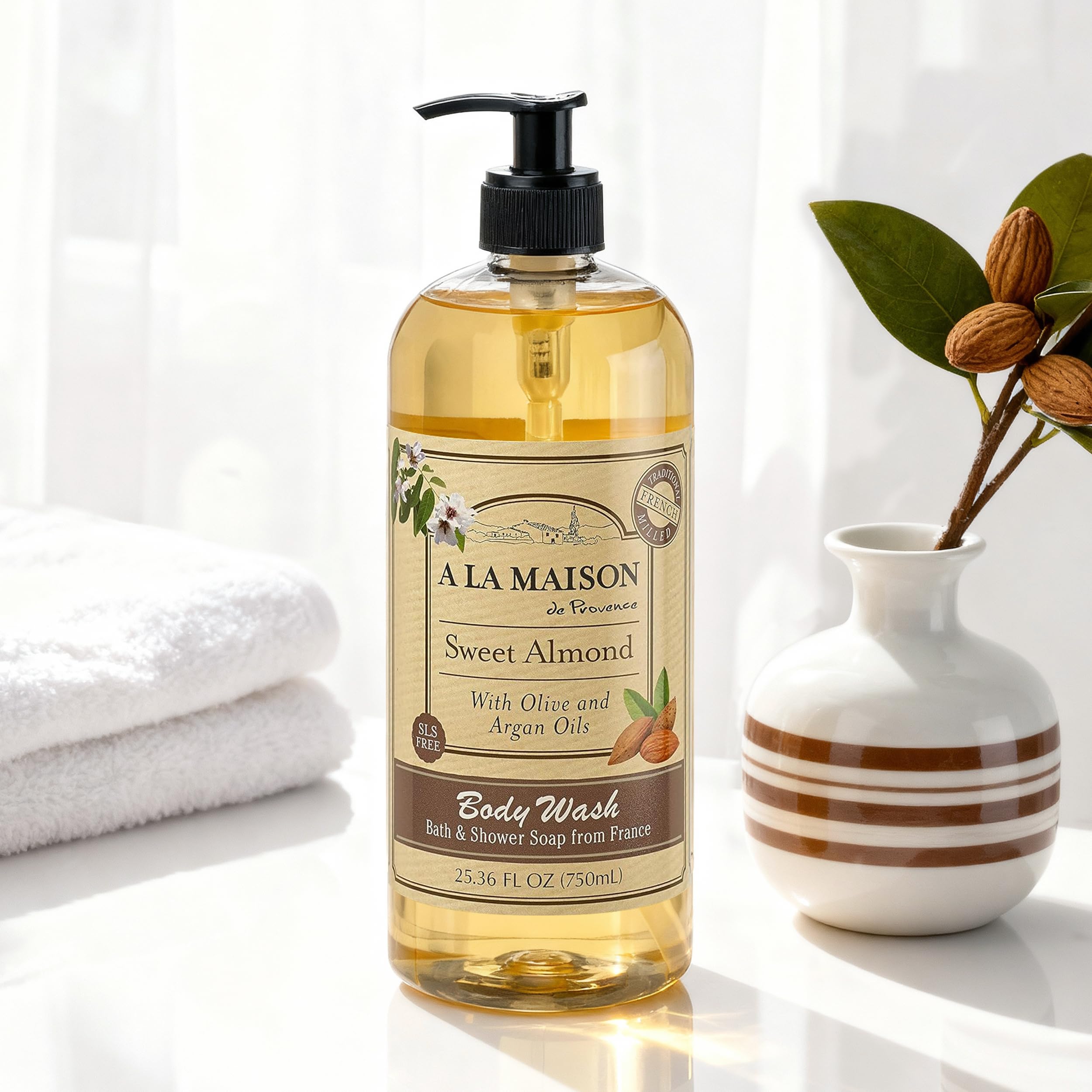 A LA MAISON French Hydrating Liquid Body Wash – Sweet Almond