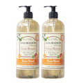 A LA MAISON Citrus Blossom Body Wash – 2x25.36oz, Made in France