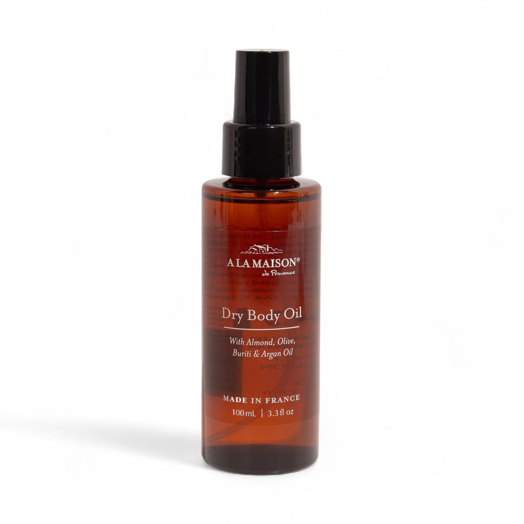 A LA MAISON Dry Body Oil Spray – Lightweight Argan, Sweet Almond & Buriti Oils | Made in France | Amber Collection