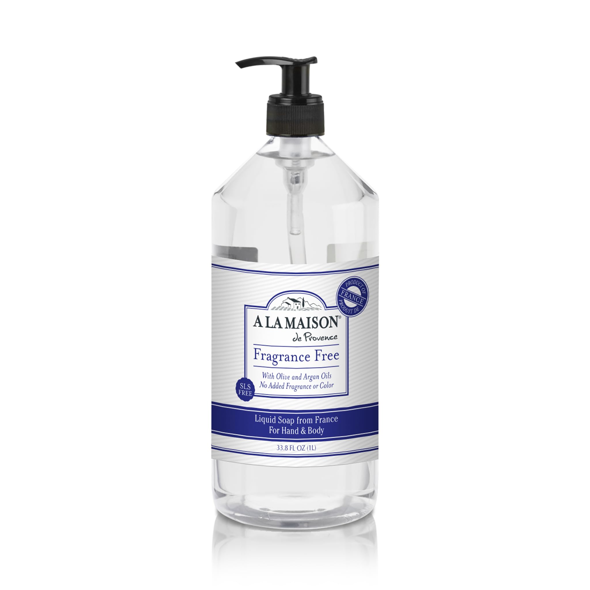 A LA MAISON Fragrance Free Hand Wash – 33.8 Fl Oz, Plant-Based, Vegan, Cruelty-Free