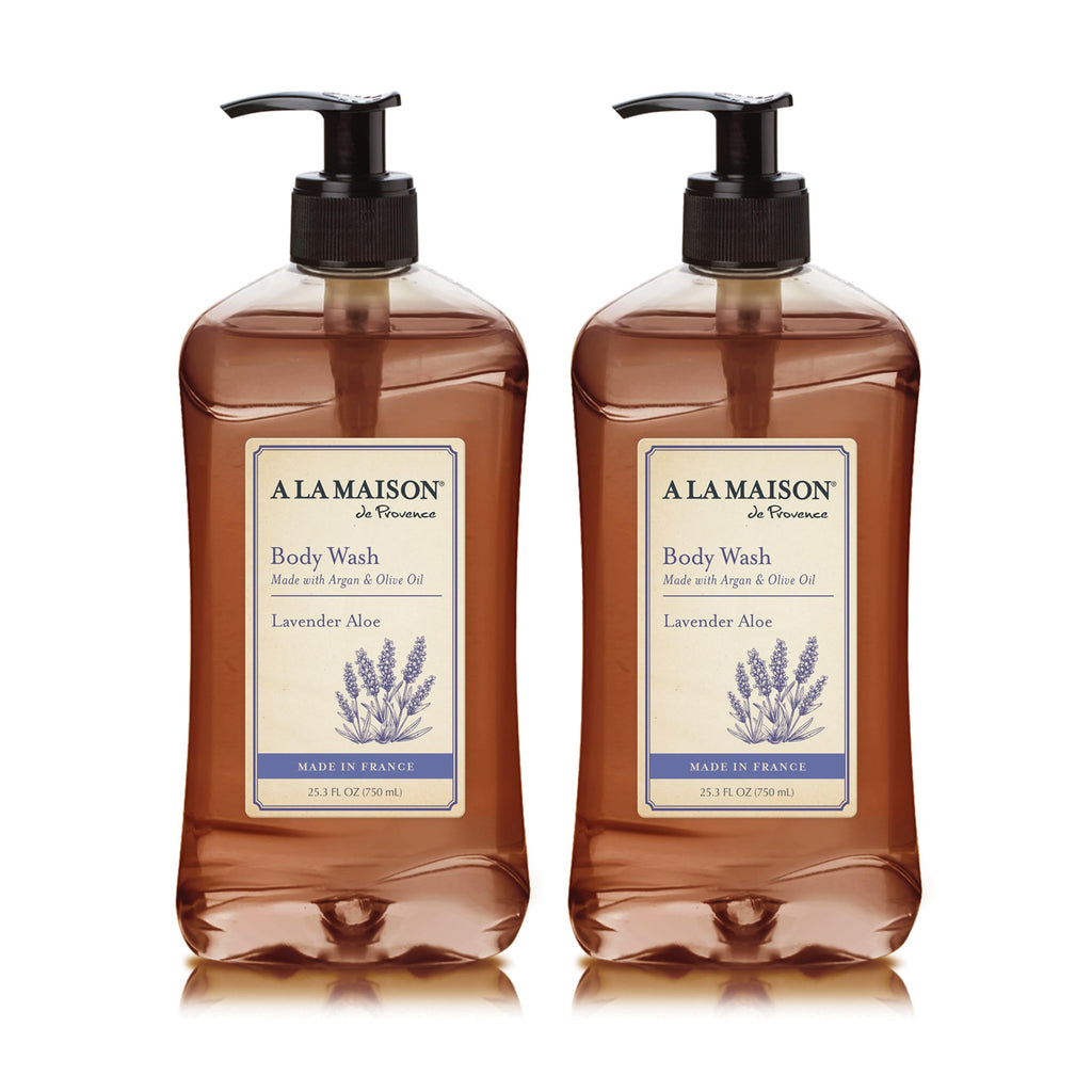 A La Maison Lavender Aloe Body Wash 25.36 fl oz – 2 Pack