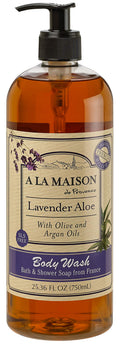 A LA MAISON Lavender Body Wash – 25.36 fl oz | Made in France