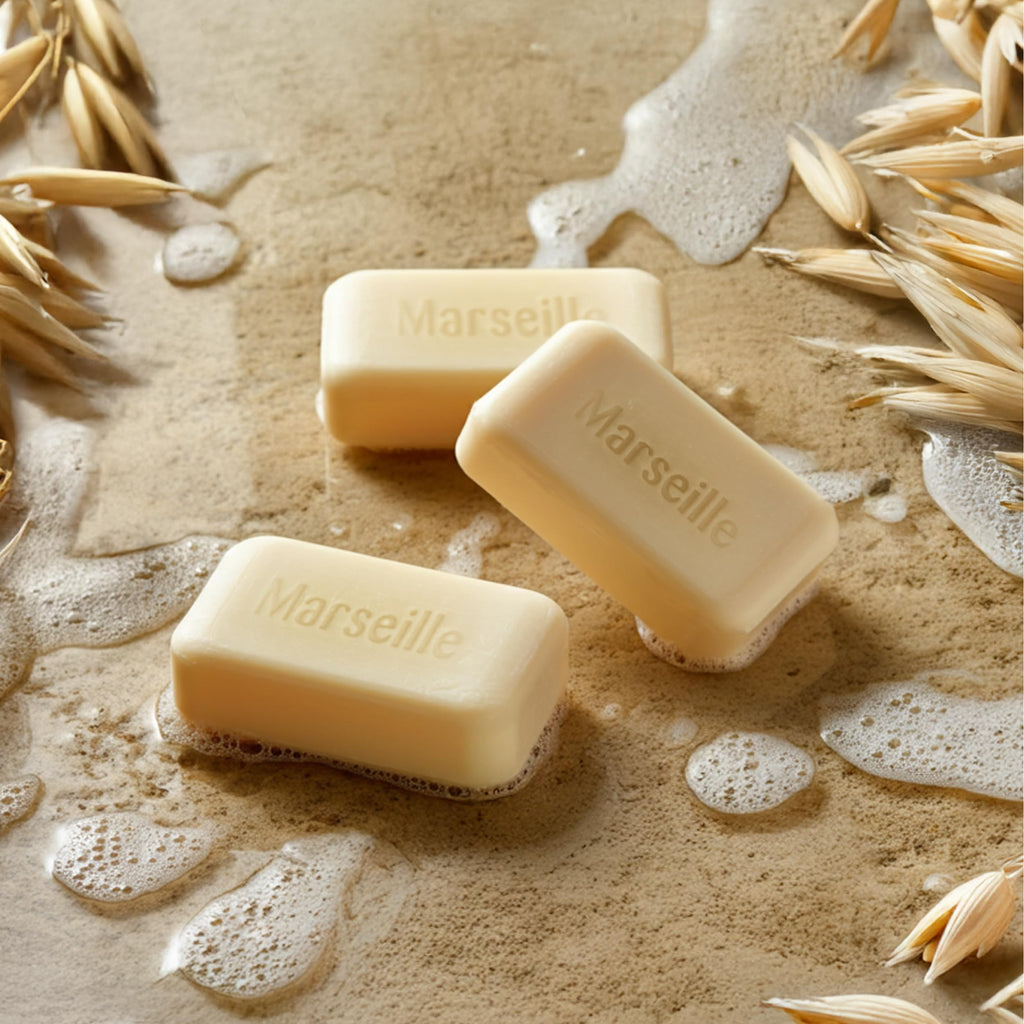 A LA MAISON Oat Milk Bar Soap – Triple Milled Natural Hand Soap, 12 Bars (3.5 oz each)