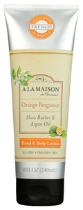 A LA MAISON Orange Bergamot Body Lotion 8 oz – Lightweight Hydration