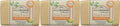 A LA MAISON Triple French Milled Bar Soap – 3 Bars, 8.8 oz Each, Bergamot Orange