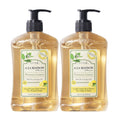 A LA MAISON Provence Lemon Hand Soap – Triple French Milled, 16.9 oz Bottle (2 Pack)