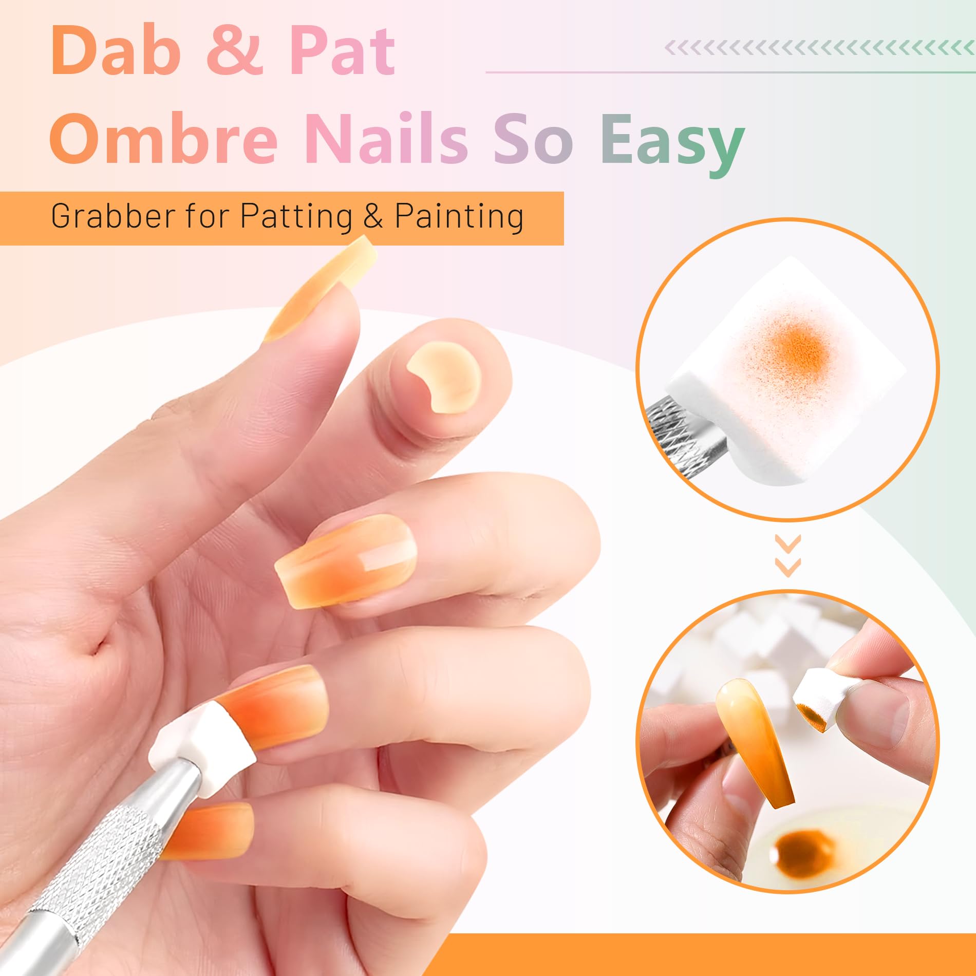 ABAC 24-Color Solid Gel Nail Polish Kit – Hema-Free, No-Spill Pro Brush