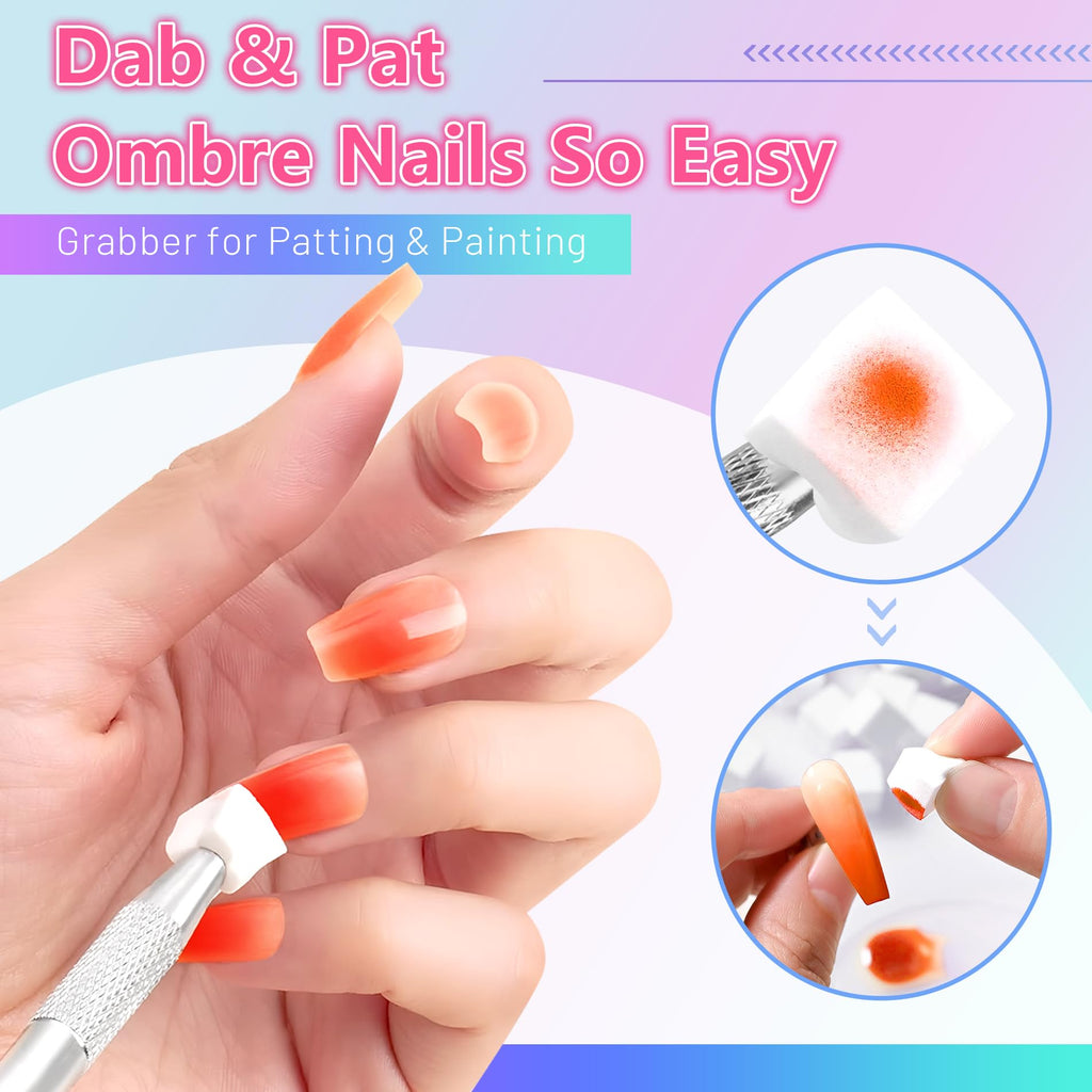 ABAC 24 Color Solid Gel Nail Polish Kit – HEMA-FREE, No-Spill Rainbow Shades with Pro Brush