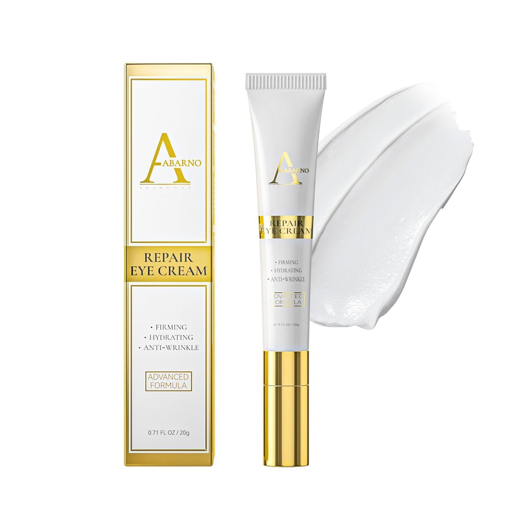 Abarno Retinol Eye Cream for Dark Circles & Puffiness – Hydrating Under-Eye Serum 0.71 oz