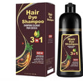 ABBASI & CO Dark Brown Hair Dye Shampoo 3-in-1 – Ammonia-Free Gray Coverage (500ml)