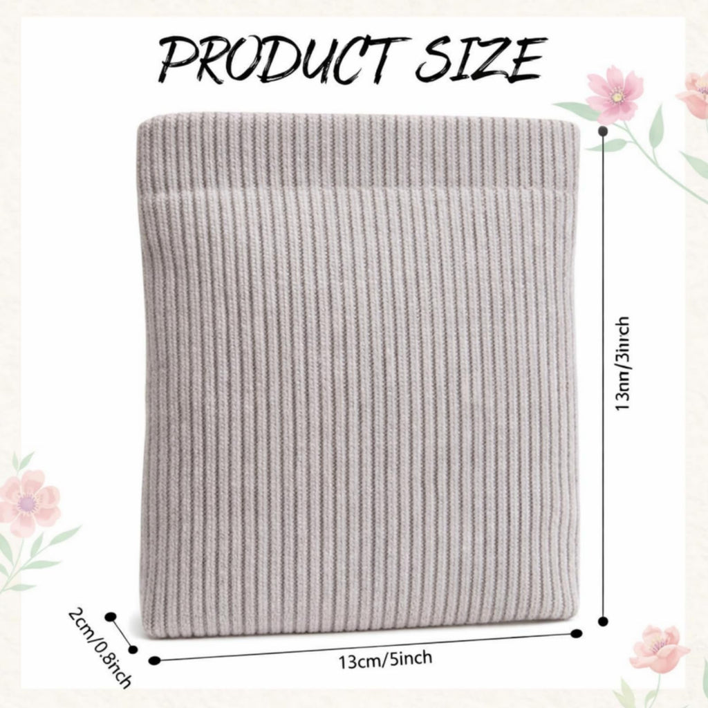 Abbylike 4-Pcs Corduroy Small Makeup Bags with Zipper – Portable Pouch Set for Purse