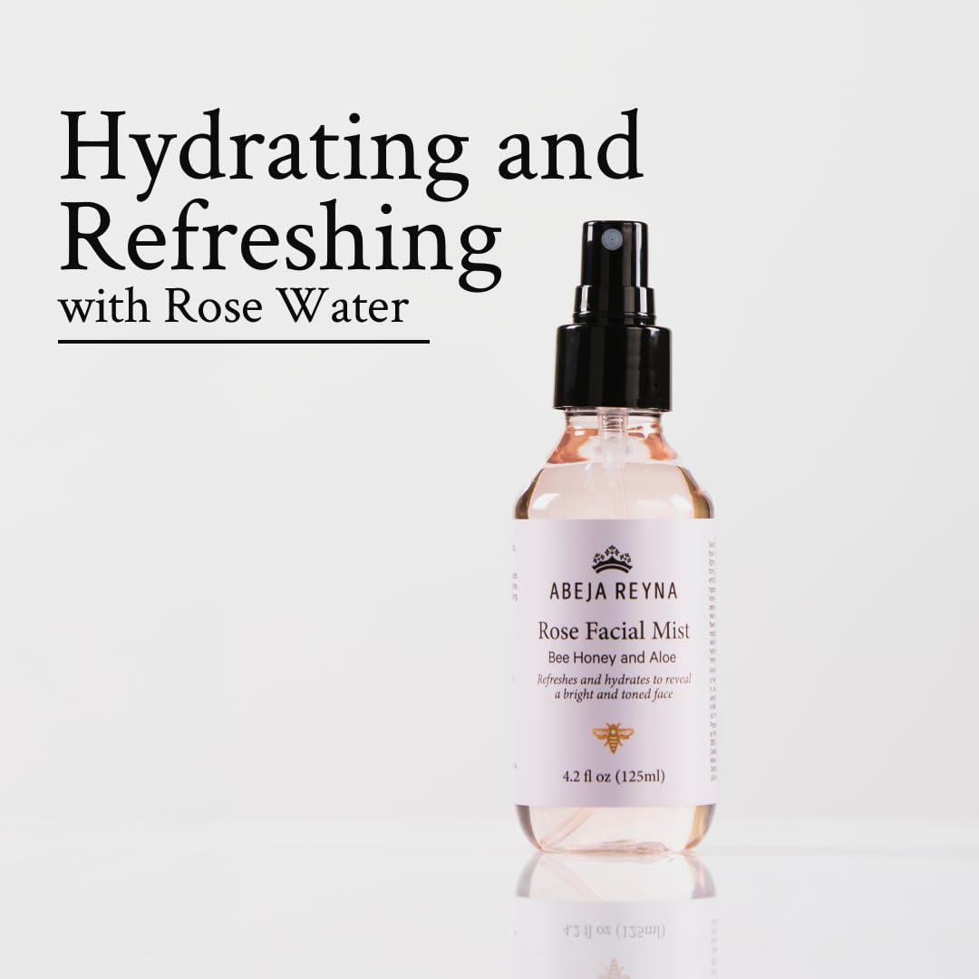 ABEJA REYNA Rose Facial Mist with Organic Honey & Aloe Vera – 125ml