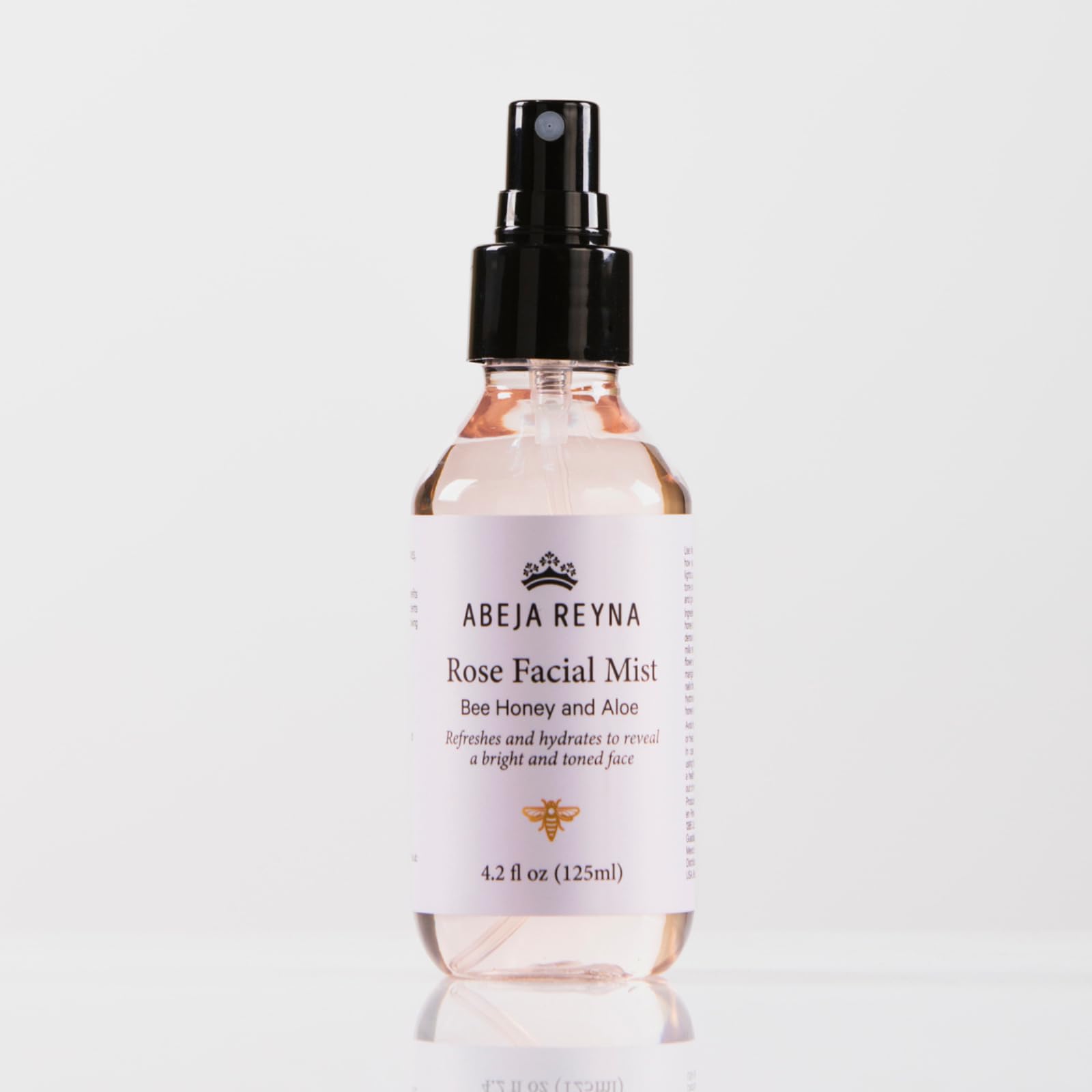 ABEJA REYNA Rose Facial Mist with Organic Honey & Aloe Vera – 125ml