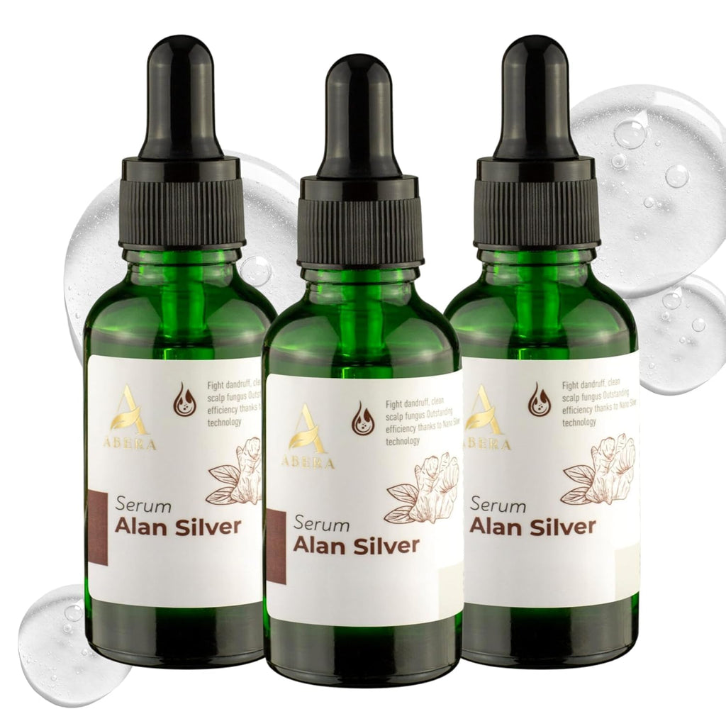 ABERA Alan Silver Serum – Botanical Hydrating Serum for Dry & Sensitive Skin (3 Boxes)
