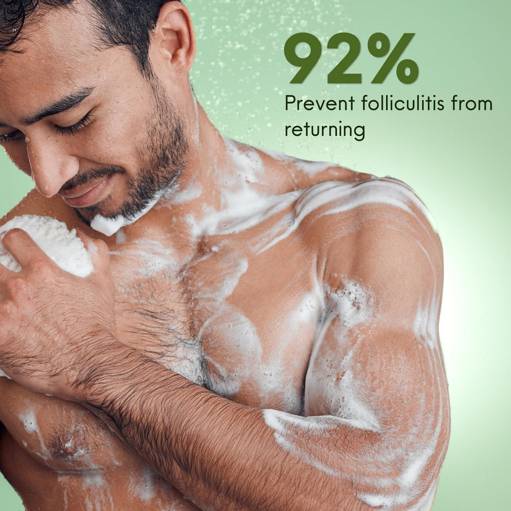 ABERA Folliculitis Body Wash with Wild Bitter Melon & Tea Tree – 10.14 oz