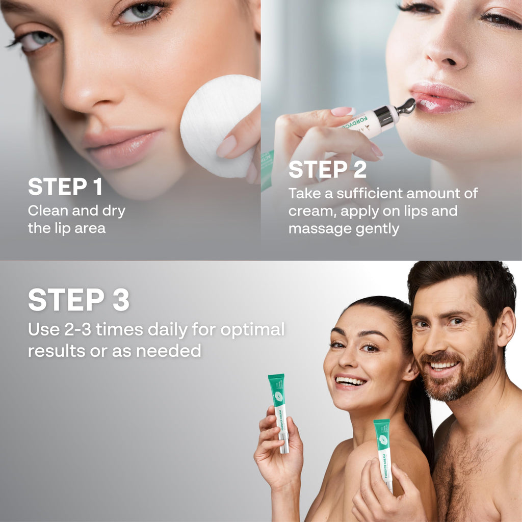 ABERA Fordyce Cream – Advanced HPR Formula for Lips | Fordyce Spot Remover & All-Day Moisturizing (0.7 oz)