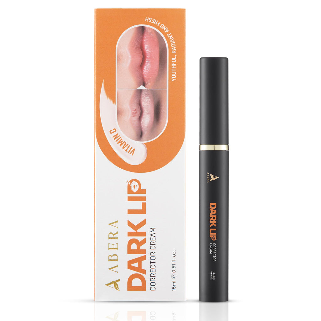 ABERA Dark Lips Corrector Cream - Hydrating Lip Balm & Brightening Lip Scrub