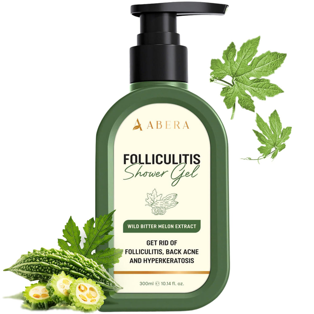 ABERA Folliculitis Body Wash with Wild Bitter Melon & Tea Tree – 10.14 oz