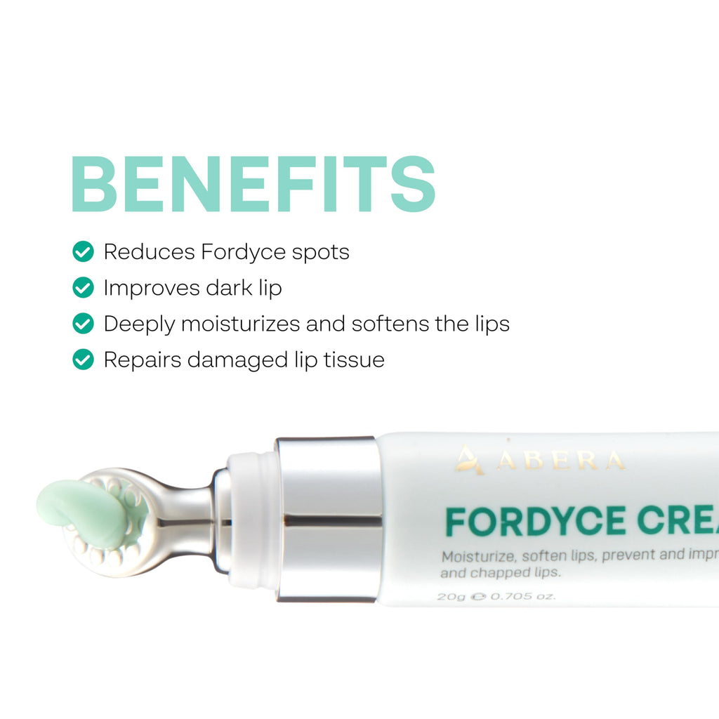 ABERA Fordyce Cream – Advanced HPR Formula for Lips | Fordyce Spot Remover & All-Day Moisturizing (0.7 oz)