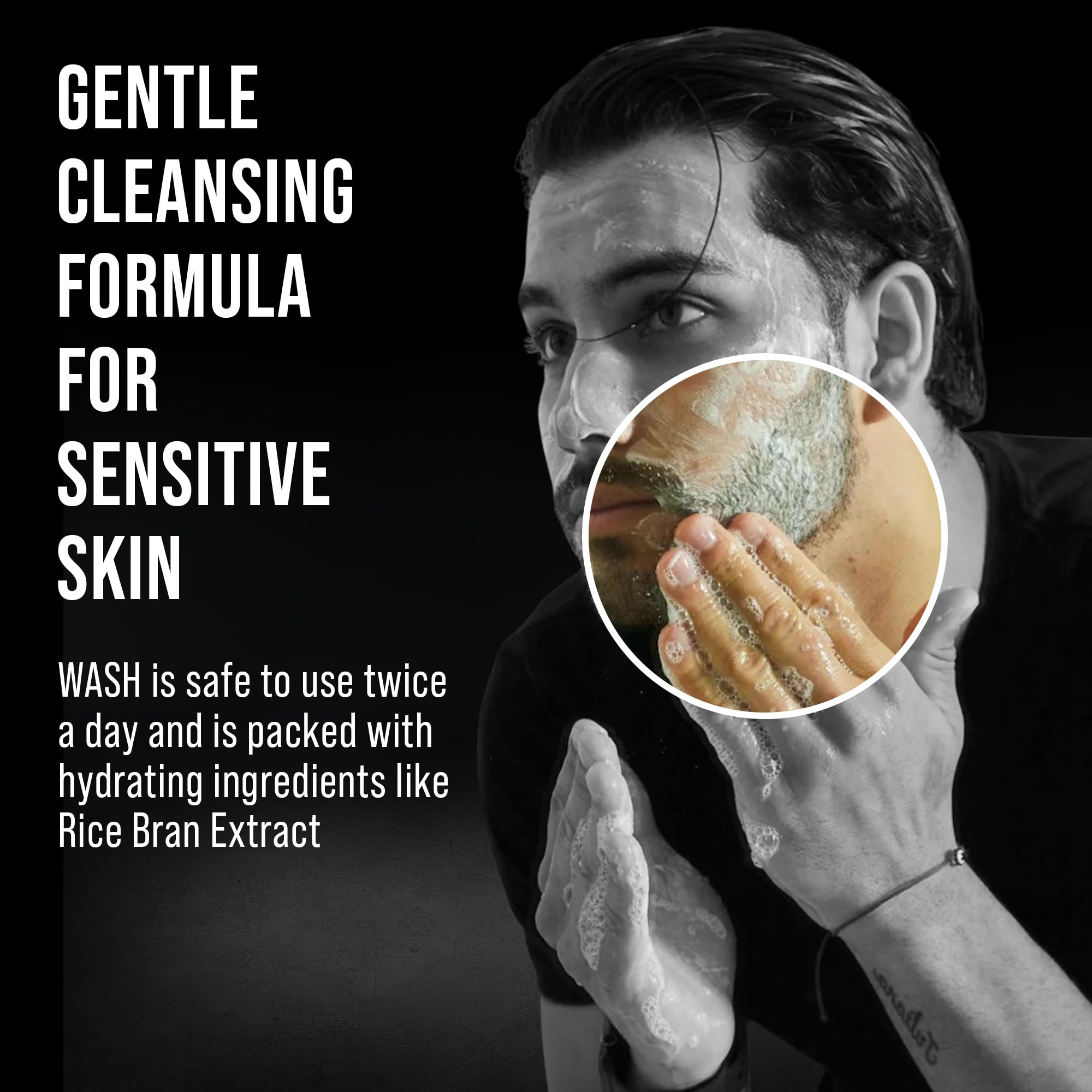 ABERA Nolan Daily Facial Cleanser for Men — Deep Cleansing, Oil Control, 2-Pack Grapefruit Gift