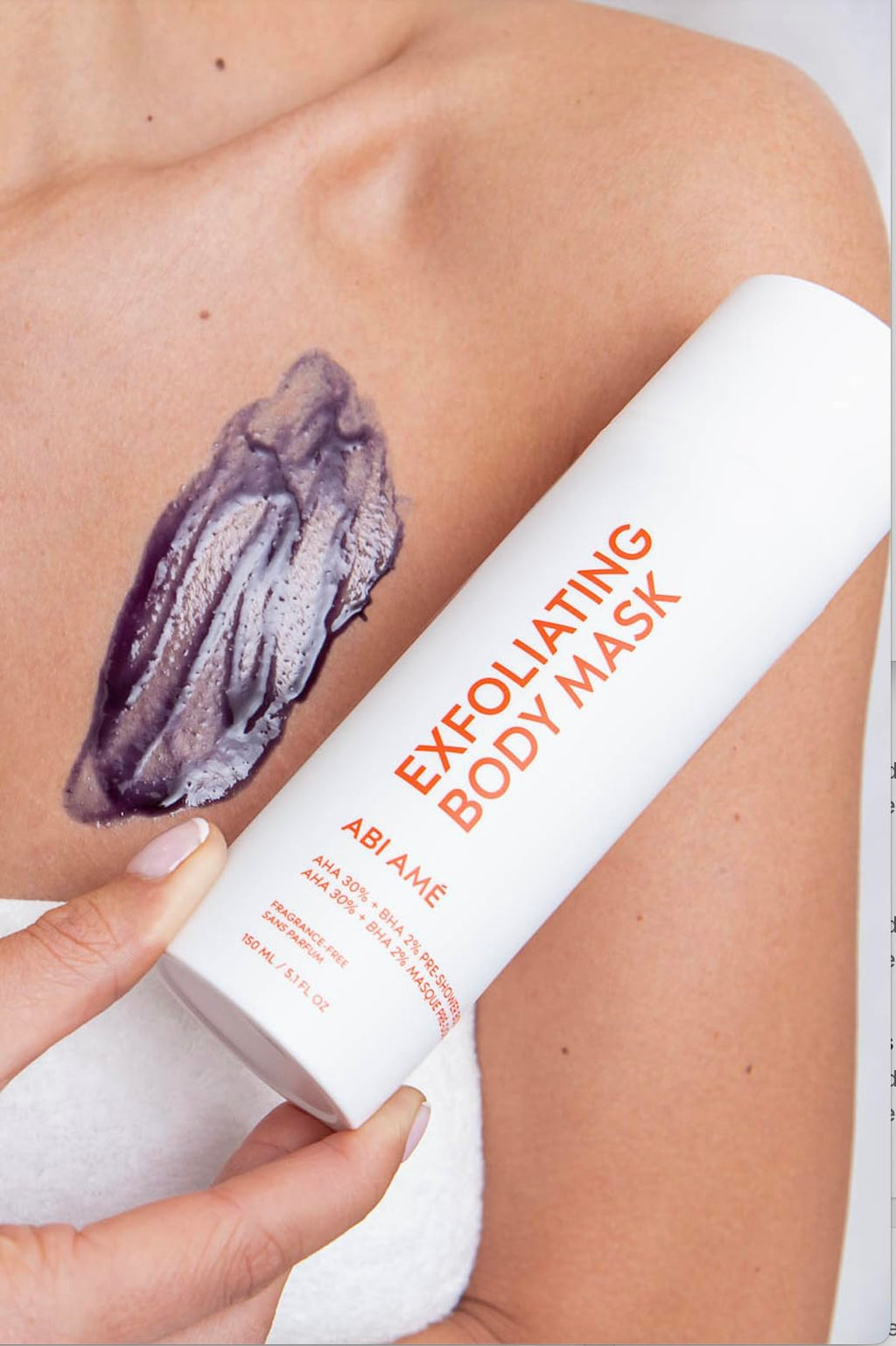 ABI AME Chemical Body Exfoliator – 30% AHA & 2% BHA | Pre-Shower Body Mask 150 ml