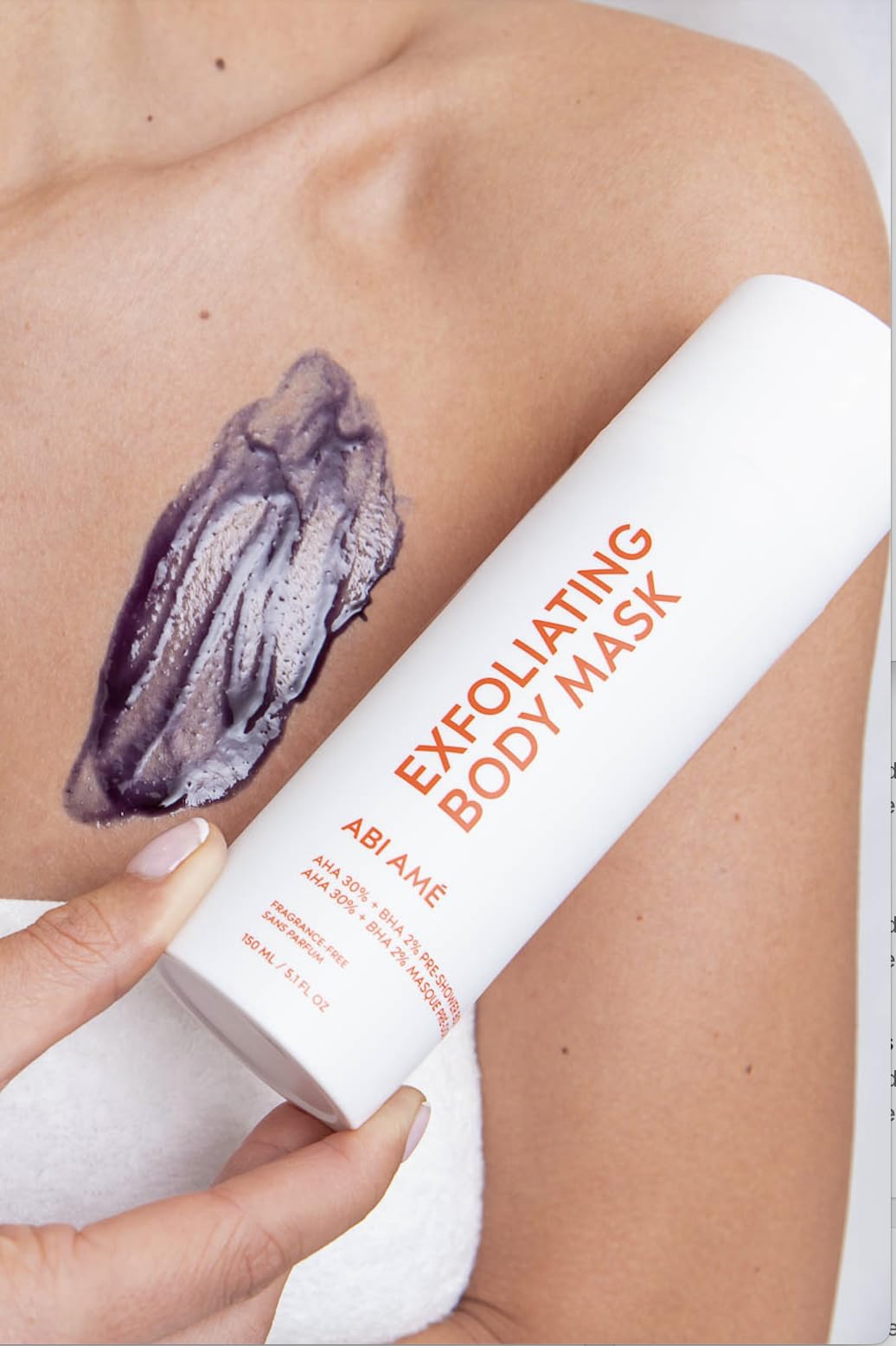 ABI AME Chemical Body Exfoliator – 30% AHA & 2% BHA | Pre-Shower Body Mask 150 ml
