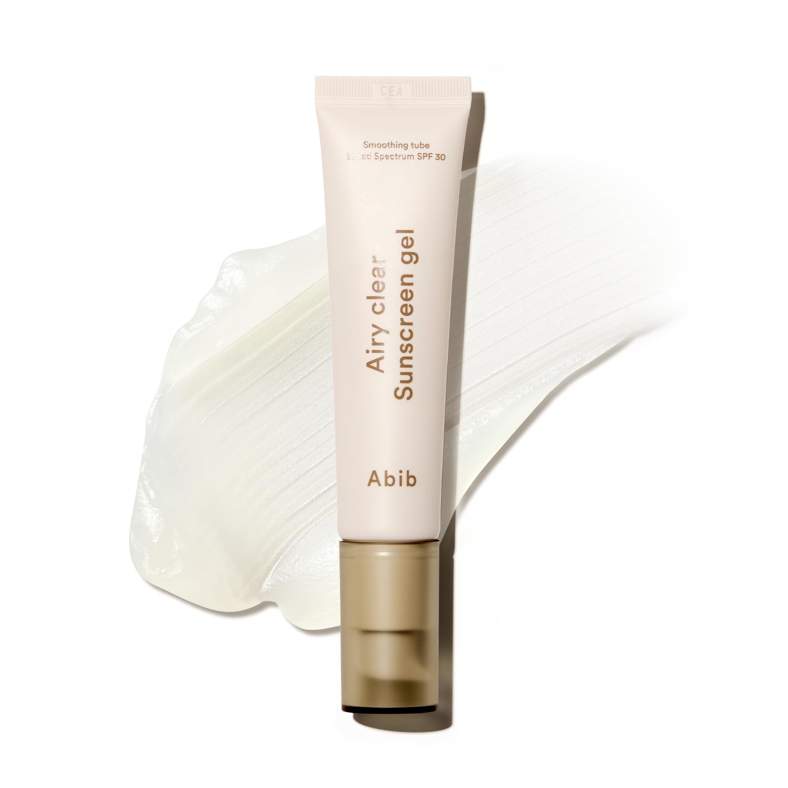 Abib Airy Clear Sunscreen Gel SPF30 – Semi-Matte, No White Cast, Pore-Refining Primer