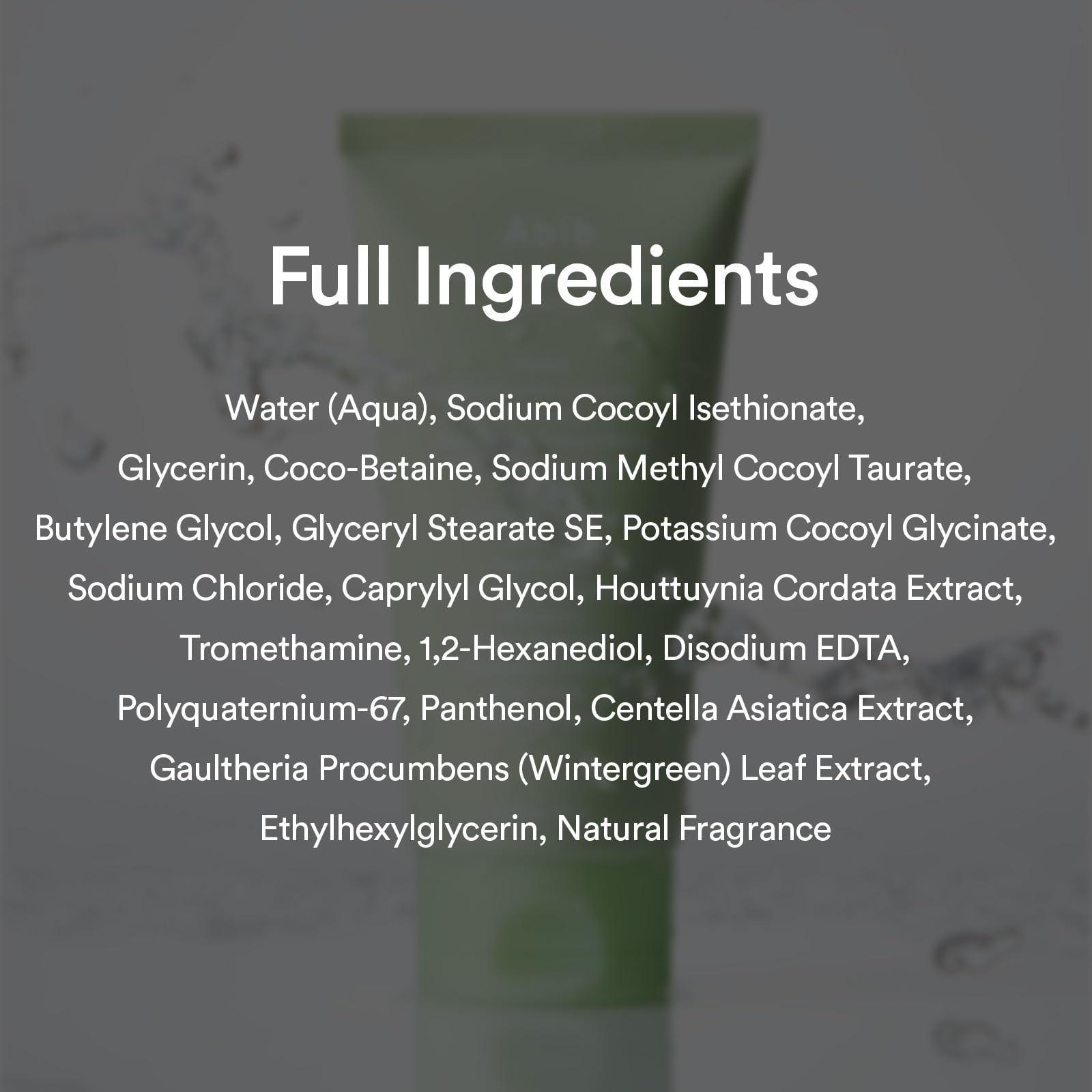 Abib Mild Foam Cleanser with Heartleaf – Gentle, pH-Balanced Cleanser 5.07 fl oz