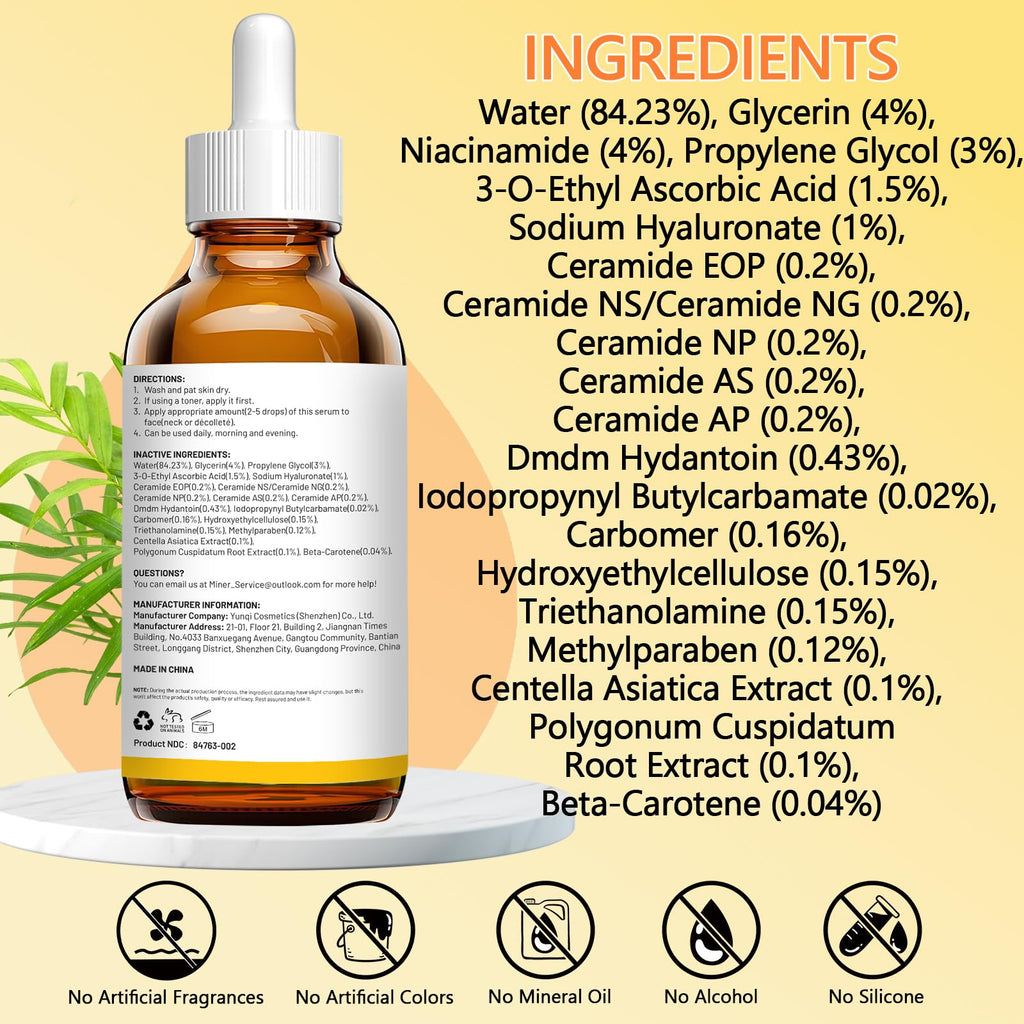 ABOTE Pure 4% Niacinamide Serum – Brightening Acne & Dark Spots, 120ml