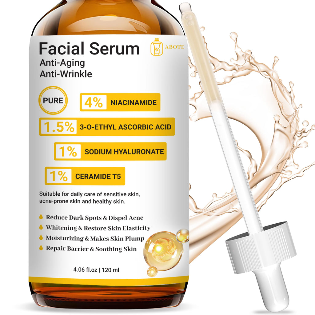 ABOTE Pure 4% Niacinamide Serum – Brightening Acne & Dark Spots, 120ml