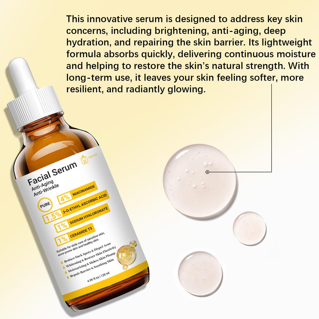 ABOTE Pure 4% Niacinamide Serum – Brightening Acne & Dark Spots, 120ml
