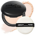 ABOUT TONE Blur Powder Pact 0.32oz – Pressed Powder with Mirror, Matte Finish, Vegan Formula