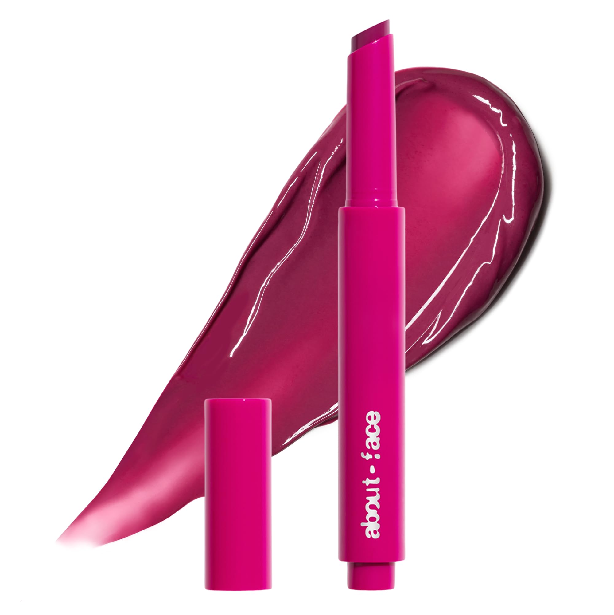 About Face Cherry Pick Lip Color Butter – High-Shine, Hydrating Lip Balm in Berry Smash | Vegan & Cruelty-Free