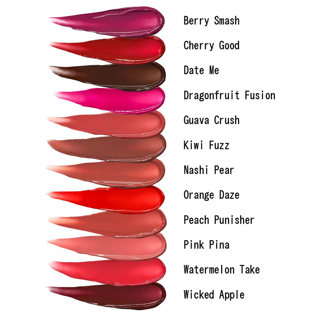 aboutface Cherry Pick Lip Color Butter – High-Shine Hydration, 0.06 oz – Vegan & Cruelty-Free