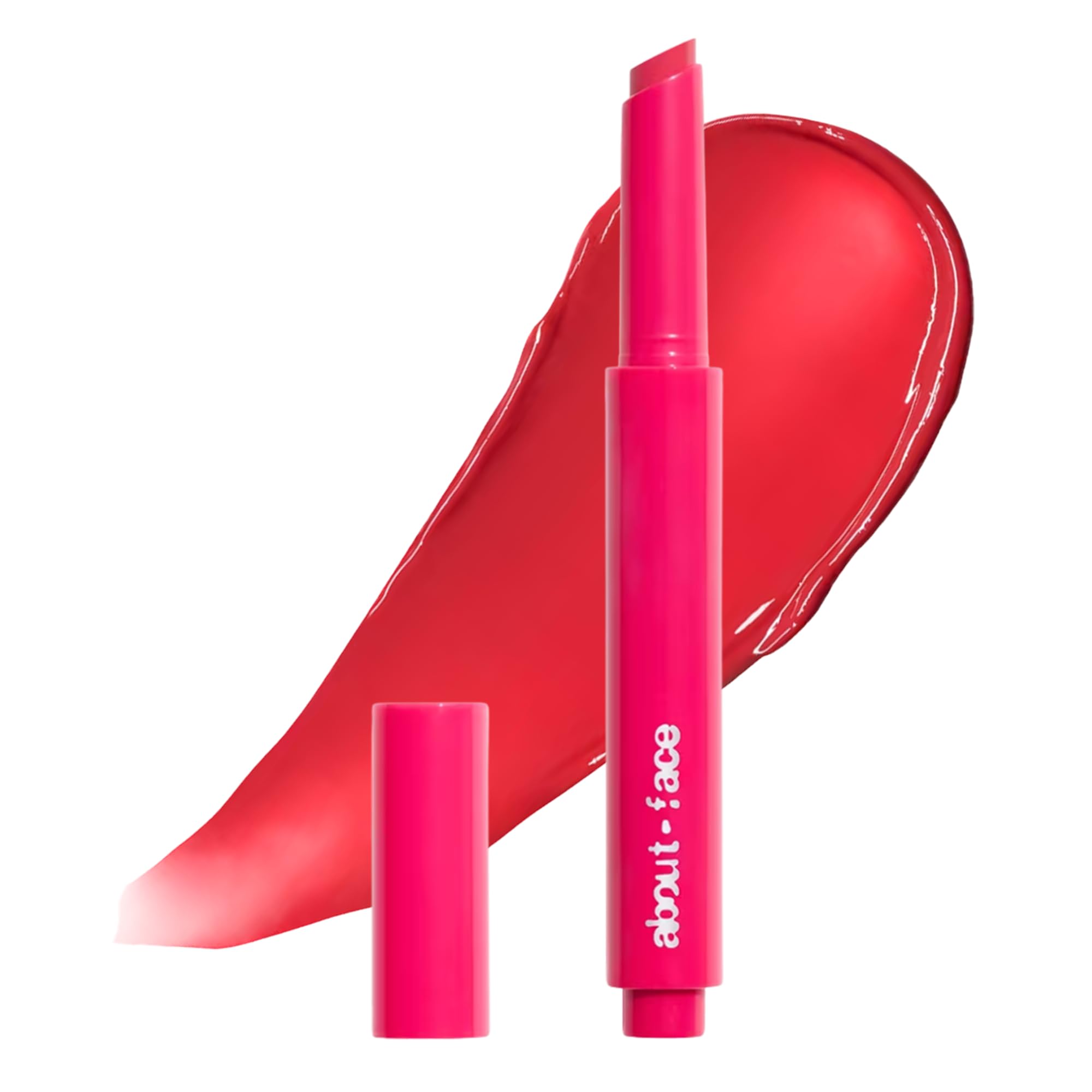 aboutface Cherry Pick Lip Color Butter – High-Shine Hydration, 0.06 oz – Vegan & Cruelty-Free