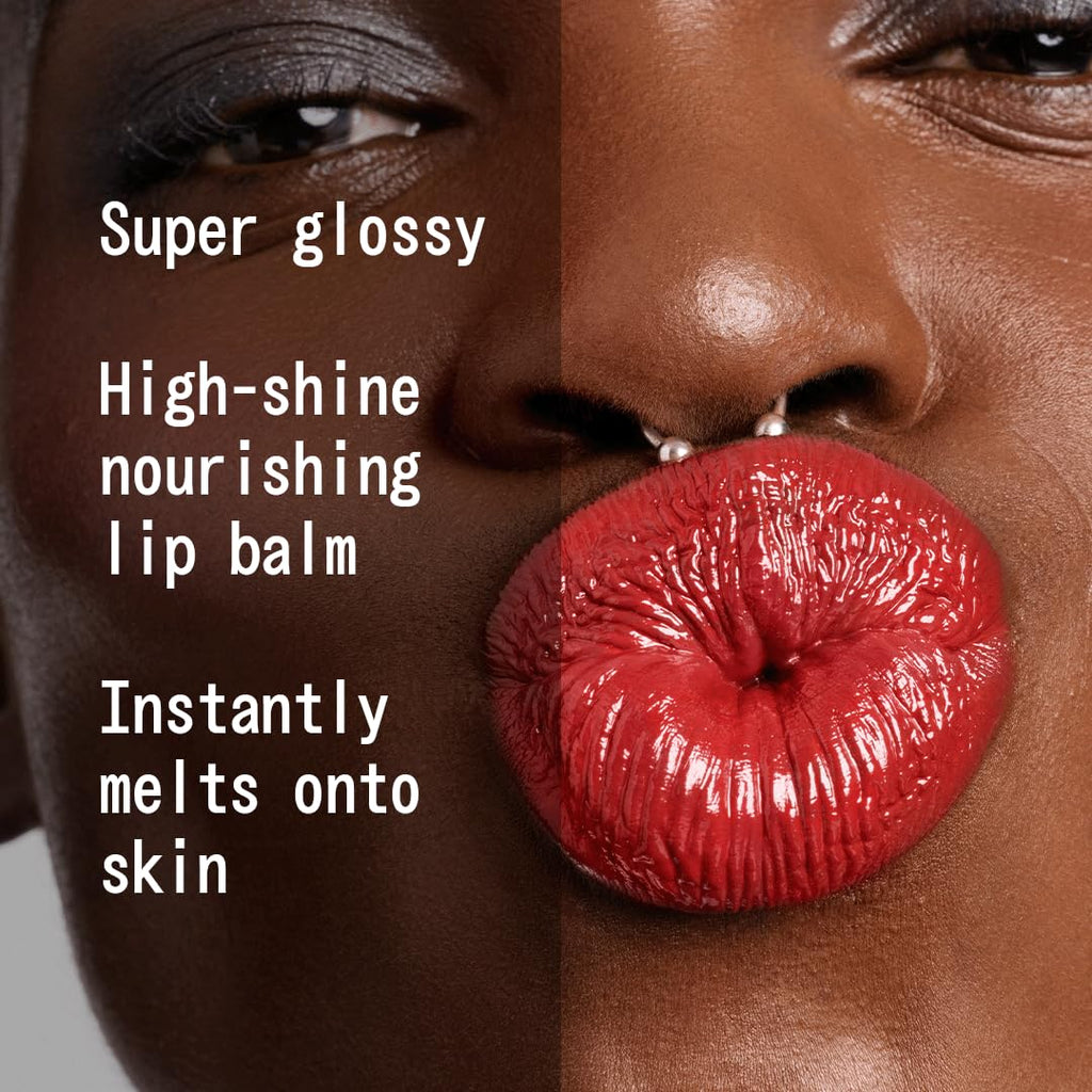 about-face Cherry Pick Lip Color Butter with Pomegranate Flower Extract & Cherry Butter – High-Shine, Hydrating Vegan Lip Balm (0.06 oz)