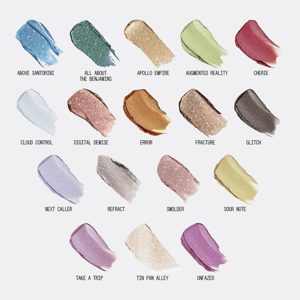aboutface Fractal Glitter Eye Paint Cherie – Smudge-Proof, 12-Hour Liquid Eyeshadow (Vegan, Cruelty-Free)