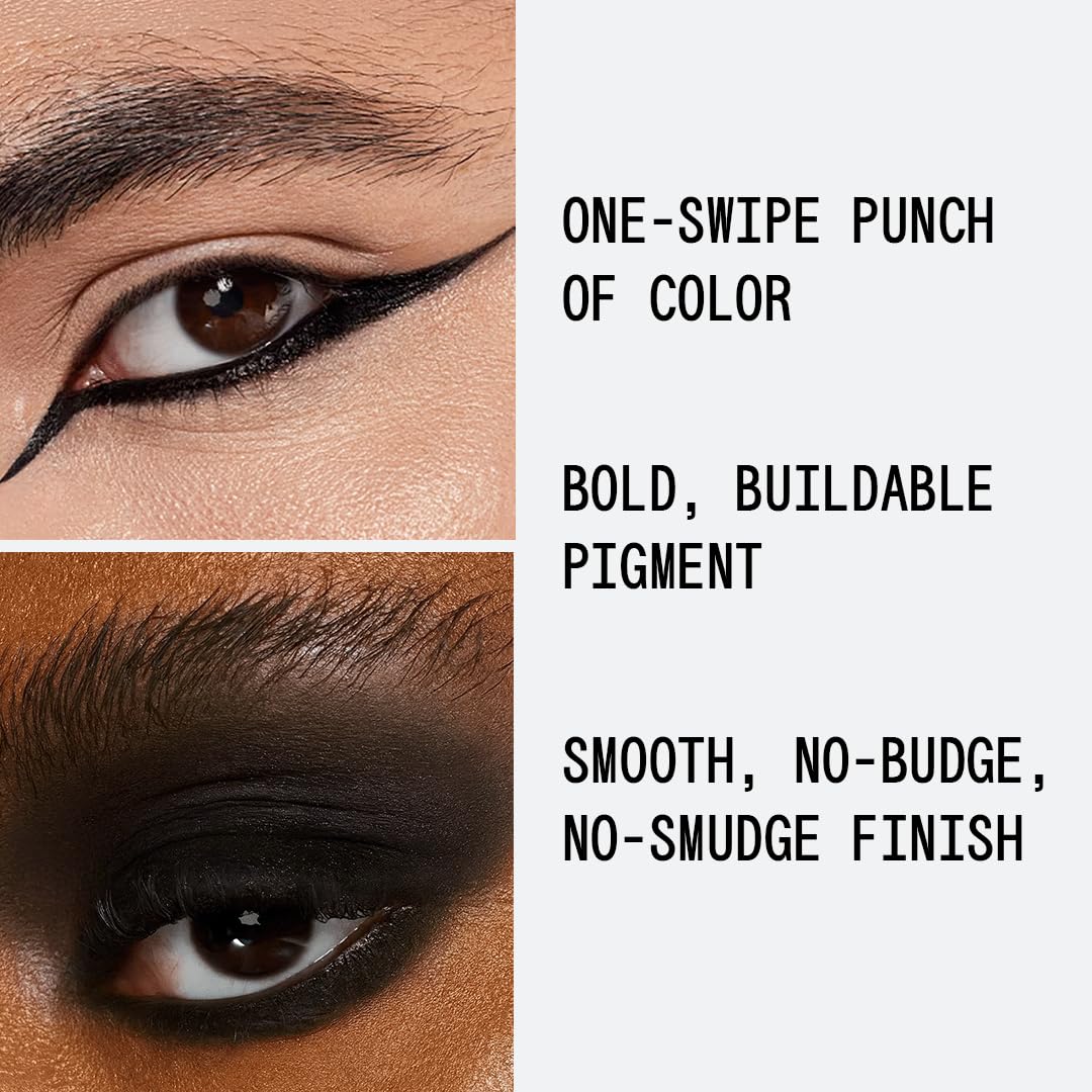 About-Face Matte Fluid Eye Paint Art of Darkness – High-Pigment Vegan Matte Liquid Eyeshadow