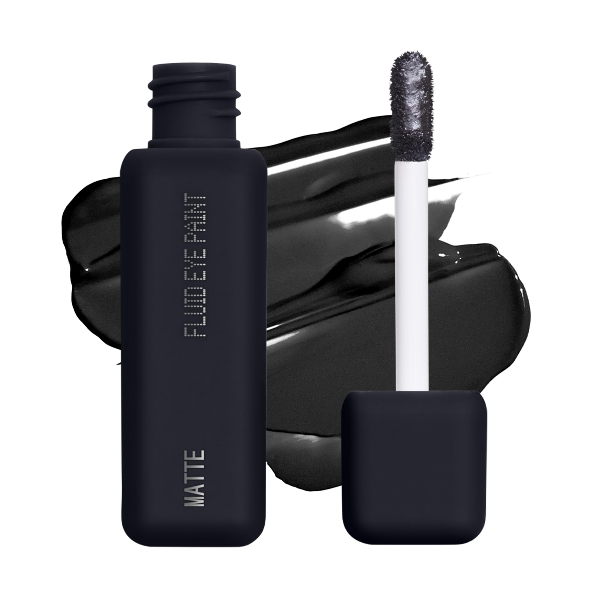 About-Face Matte Fluid Eye Paint Art of Darkness – High-Pigment Vegan Matte Liquid Eyeshadow