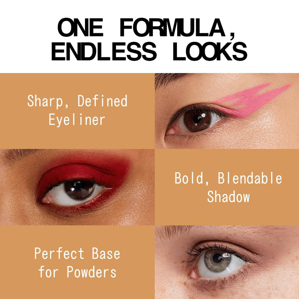 AboutFace Matte Fluid Eye Paint – Creamsicle Orange | High-Pigment, Long-Lasting, No-Budge Matte, Vegan & Cruelty-Free
