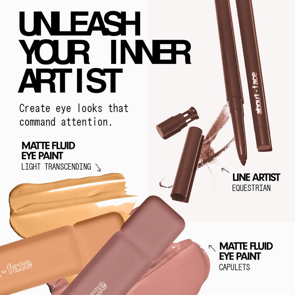 AboutFace Matte Fluid Eye Paint – Creamsicle Orange | High-Pigment, Long-Lasting, No-Budge Matte, Vegan & Cruelty-Free