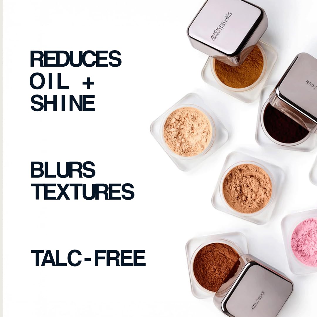 About Face Curtain Call Set + Powder Applause Deep – Lightweight, Oil-Absorbing Setting Powder (0.35 oz)