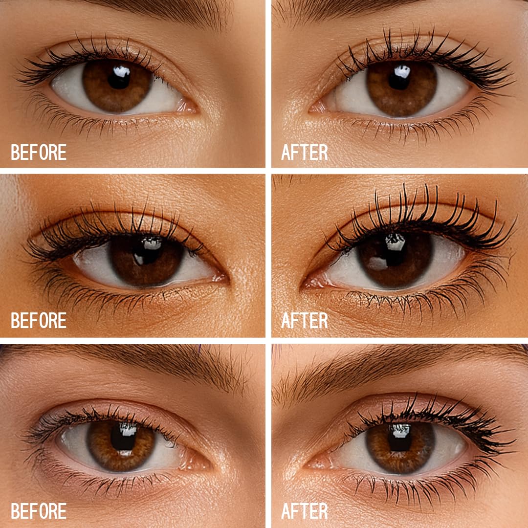 AboutFace Volumizing Mascara – Jet Black | Clean, Vegan, Cruelty-Free | 0.43 oz
