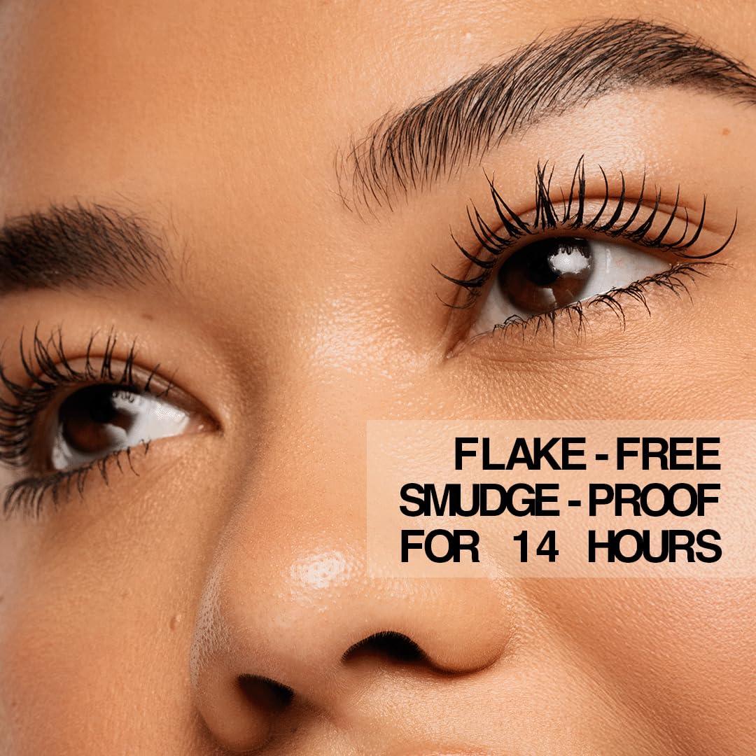 AboutFace Volumizing Mascara – Jet Black | Clean, Vegan, Cruelty-Free | 0.43 oz