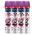 ABOVE Neymar Jr 72h Derma Clinical Antiperspirant Deodorant – Women’s 4-Piece Dry Spray (Mandarin, Cocoa, Vanilla)