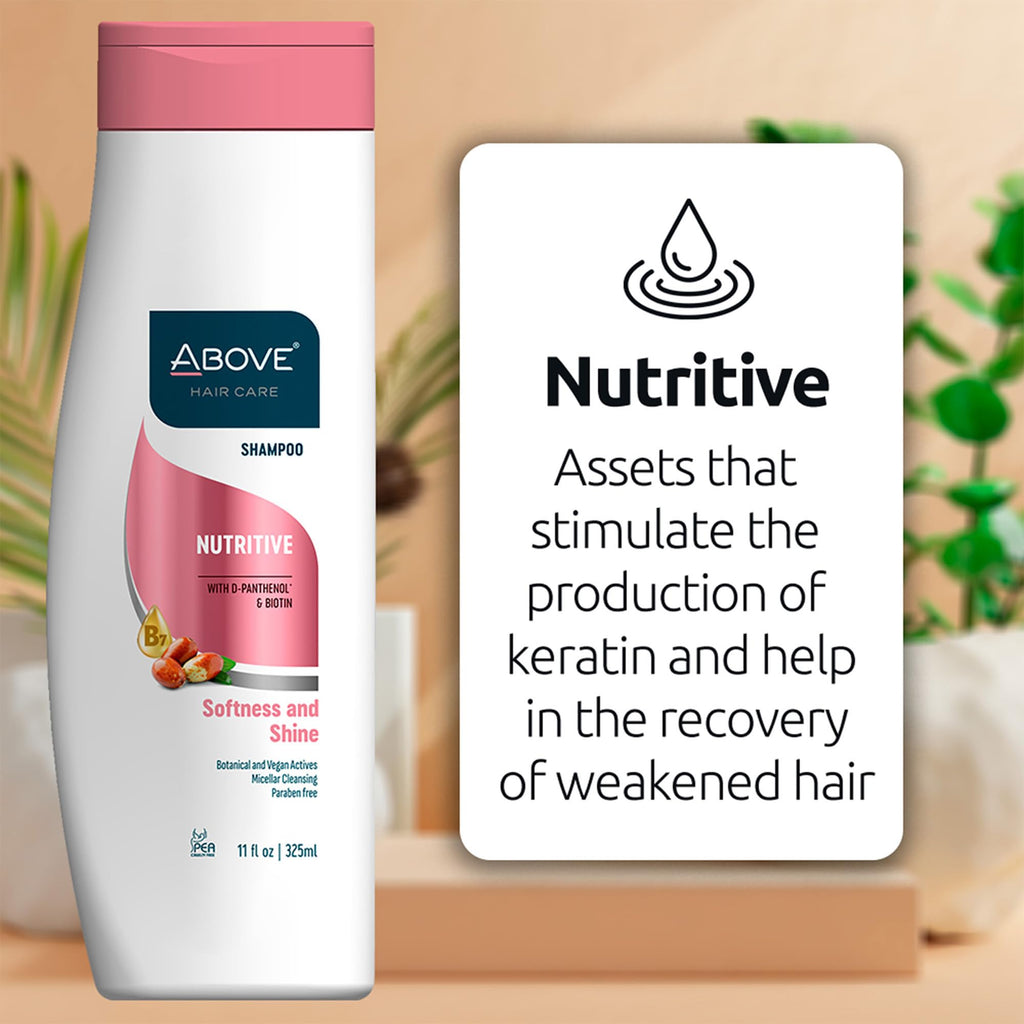 ABOVE Nutritive Shampoo – Biotin-Boosted Thickening for Color-Treated Hair
