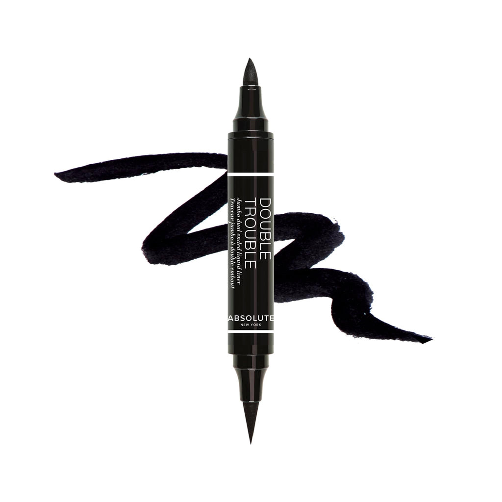 Absolute New York Double Trouble Liner – Super Slim Angled Tip, Dual Ended, Waterproof