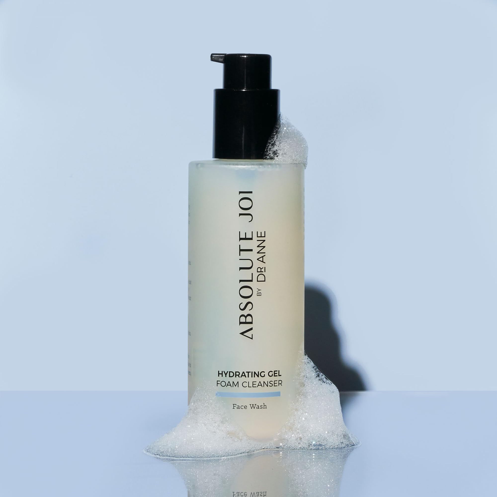 AbsoluteJOI Gentle Foaming Hydrating Facial Cleanser with Glycerin – Soap-Free, pH-Balanced, Fragrance-Free, 200ml