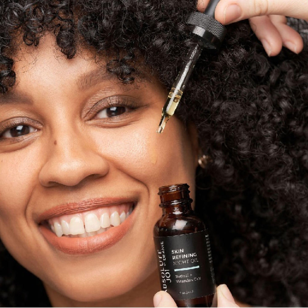AbsoluteJOI Retinol Oil Serum with Vitamin C | Gentle Unscented Night Oil